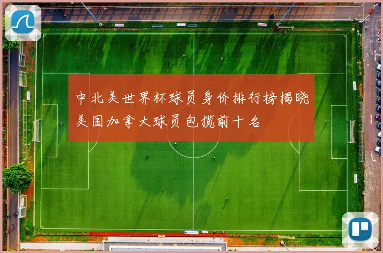 中北美世界杯球员身价排行榜揭晓美国加拿大球员包揽前十名